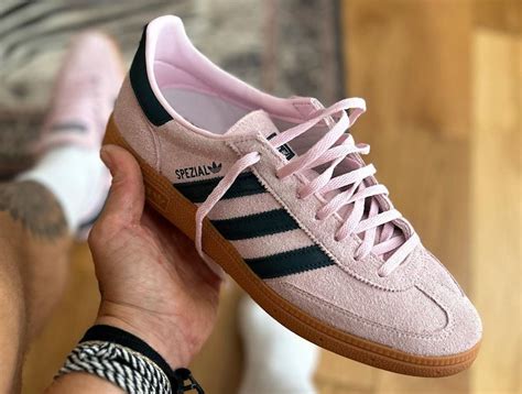 adidas spezial balck pink|Adidas pink and navy spezials.